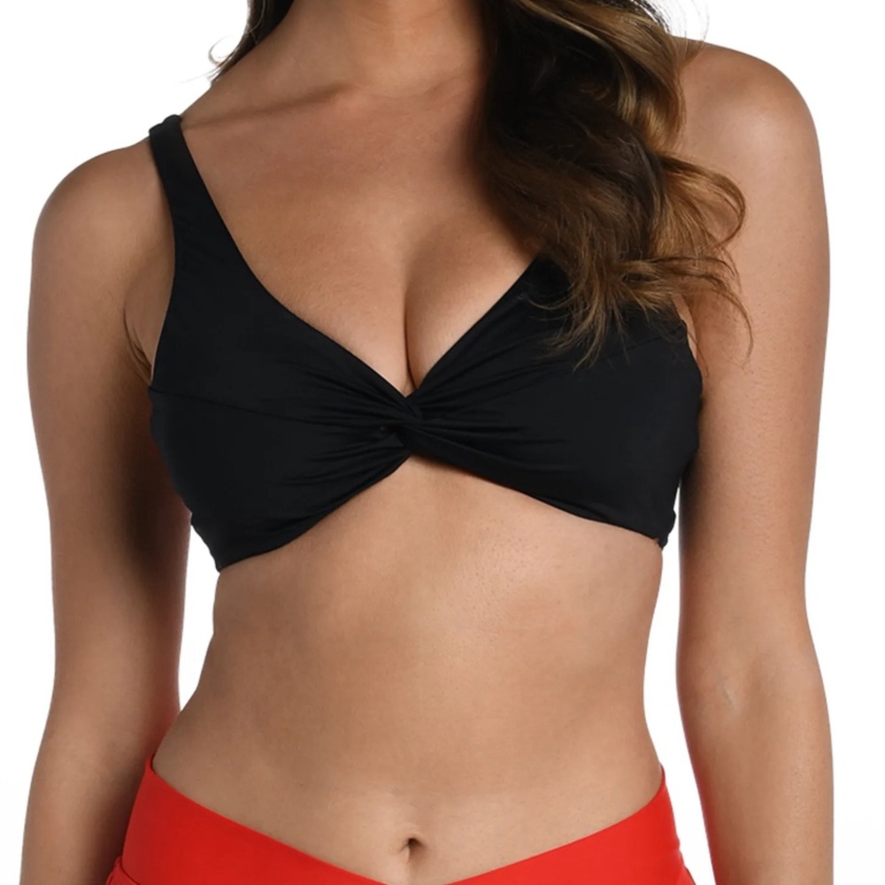 Island Goddess Twist-Front Bikini Top